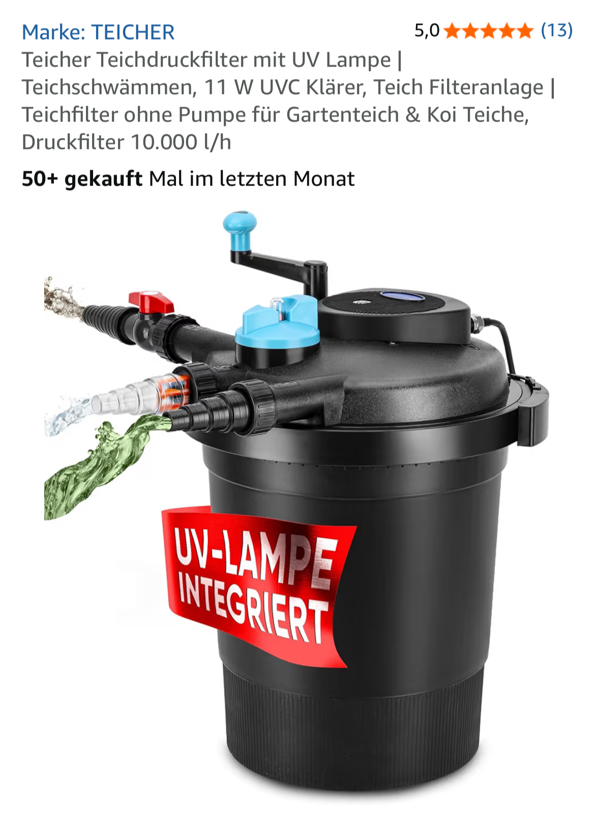Teicher Produkt auf Amazon