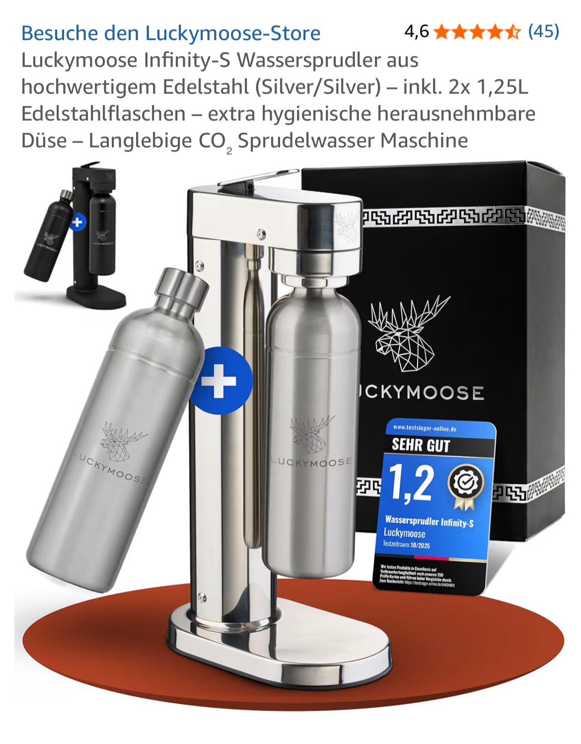 Luckymoose Produkt auf Amazon